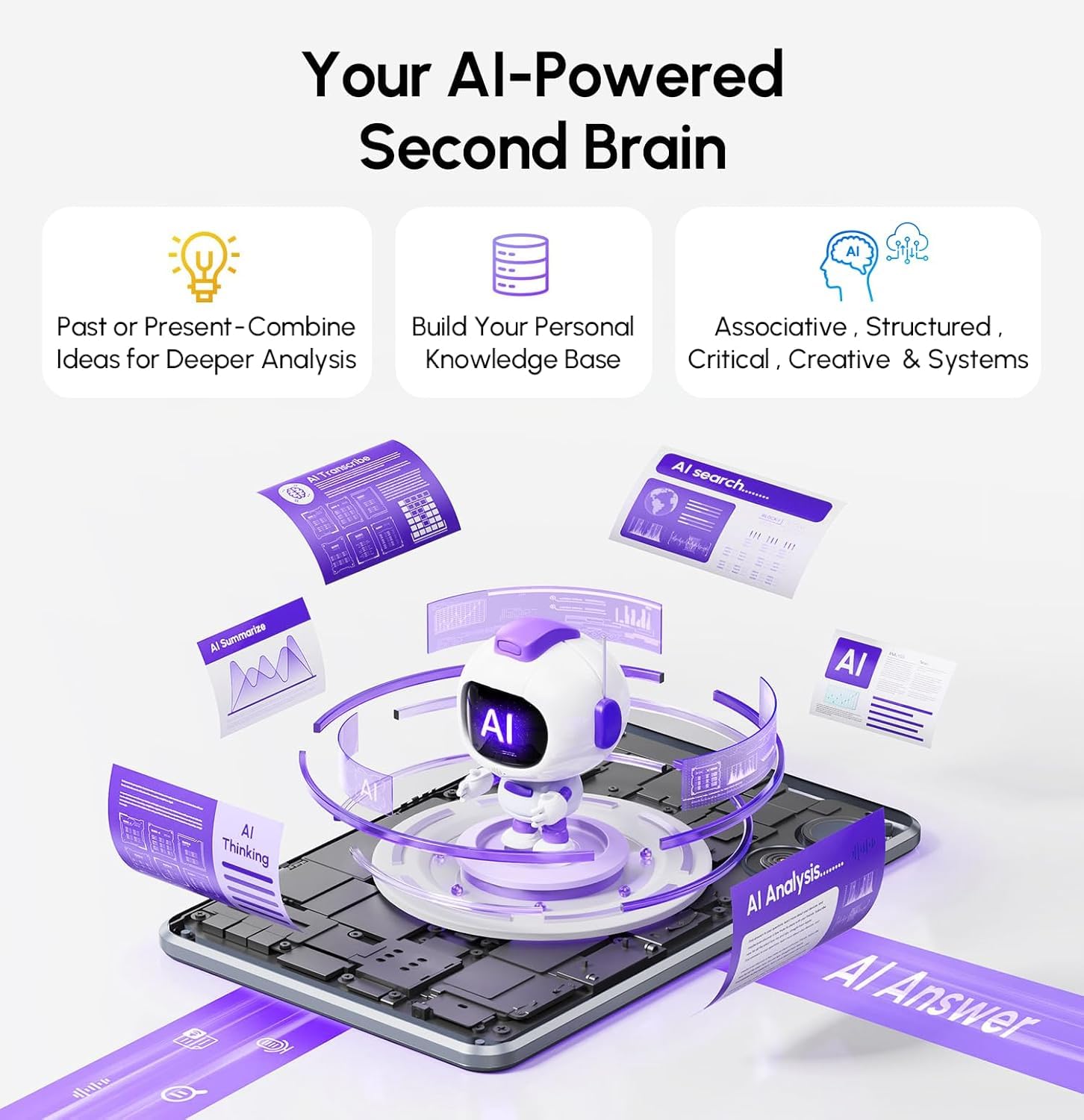 Recolx AI positioned as a personal knowledge base and second brain